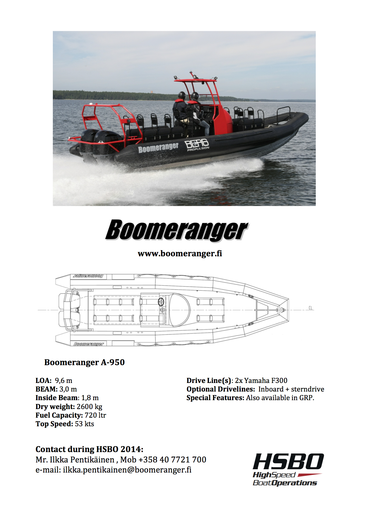 Boomeranger Boat Display Sheet HSBO2014 on 140310